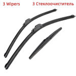 3TK klaasipuhasti harjad SSangyong STAVIC 2013-2015 jaoks 24  18  12  Fit esiklaasile tuuleklaasile aknaharjad l&otilde;ikuritarvikud 2013 2014 2015