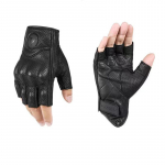 Half Finger Mootorrattakindad Nahk Guantes Moto Verano Estivi Luvas Ciclismo Gant Jalgrattas&otilde;idu s&otilde;rmedeta kindad Tactical XXL must
