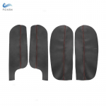 Autotarvikud Siseukse k&auml;etoe paneeli katte kleebise &auml;&auml;ris VW Golf 6 MK6 2010 2011 2012 2013 door armrest Black-r