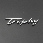 Auto modifikatsioon MG6 Car Logo Trophy Inglise standardsed isikup&auml;rastatud autokleebised Auto metallist kere k&uuml;ljesildi kaunistus