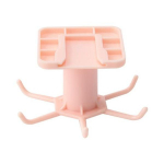 360 kraadi p&ouml;&ouml;ratavad p&ouml;&ouml;ratavad konksud k&ouml;&ouml;gikorteri ja hoiustamise jaoks. None roosa