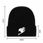 Talvine soe m&uuml;ts Anime haldjas saba kootud m&uuml;ts Unisex tr&uuml;kiga puuvillane m&uuml;ts Teismeliste talvine kootud m&uuml;ts Beanies m&uuml;ts