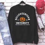 Vintage Halloweentowni dressipluus Halloweentown Est 1998 Pullover Naljakas Halloween Town S&uuml;gises kapuutsid Pumpkin Halloweeni kampsunid S roheline
