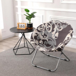 Moon tooli kate Stretch &uuml;mmargune taldrik Tooli kaitse Prinditud venivad istmekatted pestavad &uuml;mmargused telkimiskokkuklapitavad istmekatted 1 Piece