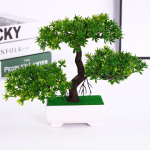 1 tk kunsttaimed bonsai v&auml;ike puu v&otilde;ltslilled kunstlik bonsai koju Magamistoa r&otilde;du sisekaunistus Kaunis kingitus lastele roheline