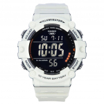 Casio standardne digitaalne valge vaigust rihmaga kvarts AE-1500WH-8B2 100M meeste k&auml;ekell must