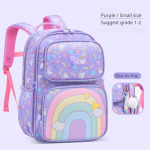 DD Cat Integreeritud suure mahutavusega p&otilde;hikoolikott Unen&auml;oline Vikerkaar &Uuml;kssarvik T&uuml;drukute Seljakott Laste Kaalulangetav Kerge &Otilde;ppekott Small size roosa