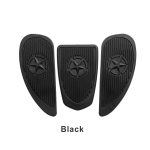 Must gaasipaagi kleebis, kaitseb k&uuml;lgpaagi p&otilde;lvekaitsme Star Grip universaalset Yamaha Honda Suzuki mootorrattakohvikut 3PCS