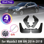 for Mazda3 BM BN Mazda 3 Axela 2017 2014 2015 2016 2018 Sedan Hatchback Hatch M3 Mud Flaps Splash Fender Guard Car