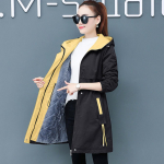 Naiste talvemantel pl&uuml;&uuml;sist kapuutsiga pikkade varrukatega rev, &uuml;hev&auml;rviline hoiab soojas kardigan jope talve tuulejope &otilde;ues XXL