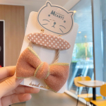 Laste villane liblikaga seotud juuksepael T&auml;piruuduline v&auml;ike lilleline BB-klambriga vintage juukseaksessuaarid v&auml;ikestele t&uuml;drukutele