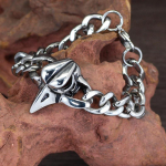 1 tk Nordic Viking Skull Crow k&auml;ev&otilde;ru, meeste parima ehtek&auml;ev&otilde;ru kingitus h&otilde;be