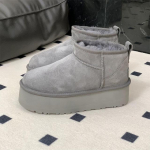 Talvised nahast karusnahast lumesaapad &uuml;mmarguse varbaga jahvatatud poolsaapad naistele Mood soojad saapad 35-41 39