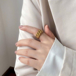 Kullatud 316L roostevabast terasest stiilsed kellarihma s&otilde;rmused naistele, ketiga keeratud tursked s&otilde;rmes&otilde;rmused veekindlad ehted, kingitus 8