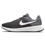 Nike Revolution 6 Raudhallid Meeste Tossud Suitsuhall Must Valge DC3728-004 42