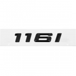 3D auto tagumise pagasiruumi embleemi m&auml;rgi kleebise t&auml;he number must h&otilde;bedane auto logo kleebis B/MW 116i 118i 120i jaoks 1. seeriale 116i must