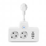 Toiteriba EU vahelduvvoolu pistikupesa mitmetasandiline nutika kodu pikendus elektriadapteri seinapistiku muundur