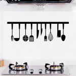 3D-efekt K&ouml;&ouml;git&ouml;&ouml;riistad Restorani seinakleebised Kleebised K&ouml;&ouml;gikaunistus Kodukaunistus Seinakunst MURAL