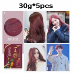 New Fashion Organic Natural Hair Dye Shampoo žen&scaron;enni ekstraktiga musta juuksev&auml;rvi v&auml;rvi &scaron;ampoon katvatele hallidele valgetele juustele 5Bags