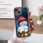Sky Eye Ladder telefoni&uuml;mbris iPhone 15 jaoks Samsung Huawei Honor 90 Xiaomi Redmi Infinix Realme Angel Eye pehme kate A7 Merry Christmas Bear Deer art armas for iPhone 6 must