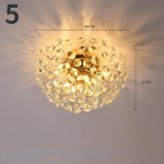 Moodne kristallist laelamp Magamistoa &otilde;ppetoa s&ouml;&ouml;gituba Dandelion Designer v&otilde;rklambid Diameter-5 headlight