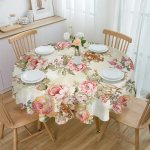 Vintage lillelehe abstraktne &uuml;mmargune laudlina veekindel lauakate pulmapeo kaunistamiseks s&ouml;&ouml;gilaua kate 4pcs 33x48 Table mat