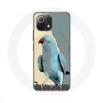 &Uuml;mbris Xiaomi Mi 11 Lite Parakeets Parrots Blue jaoks