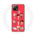 Coque pour Xiaomi Mi 11 Lite BTS TinyTAN Animation BT21 Affiche