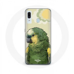 Coque pour Samsung Galaxy A20e Amazone Perroquets Vert