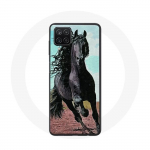 &Uuml;mbris Samsung Galaxy A22 4G friisi t&otilde;ugu must hobune