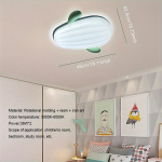 Laste laevalgusti AC85-265V, timmitav kaasaegne LED-laevalgusti l&uuml;hter, s&uuml;vistatavad laevalgustid magamistuppa Lastetoa Lastetuba Lastetuba 49*40*19cm