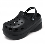 10 cm suvised naiste puukingad Kiiresti kuivavad aiajalatsid Naiste rannasandaalid Libisemisvastased Kodusussid Paks tald Suurendatud pl&auml;tud Sandaalid 36 must
