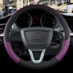 for SEAT Exeo 2008~2013 Car Steering Wheel Cover PU Leather Non-slip 9 Colors Auto Accessories Fast Shipping