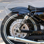 Tagumine porilaud Mootorrattaosad Suurep&auml;rane ABS-plastik Pikaajaliselt vastupidavad Tarvikud Harley Davidson 883 XL1200 jaoks gray