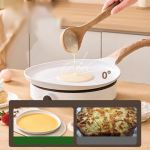 Nonstick krepppann Dosa lame pann-tortillamasin grill-pliidiplaadiga k&ouml;&ouml;git&ouml;&ouml;riista jaoks 6inch
