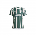 Adidas Manchester United 23/24 V&otilde;&otilde;rsil triibuline l&uuml;hikeste varrukatega s&auml;rk Meeste s&auml;rk &Ouml;&ouml;taeva-roheline HR3675 XS