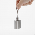 Hip Flask roostevabast terasest 1 untsi mini-joogipudel, metallist joogin&otilde;utarvikud pulmadeks square