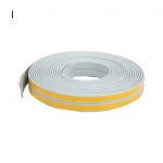 10 m tihendusriba, helikindel kummist universaalne pika ukse stopperiteip libisemiseks E pruun