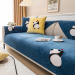 Multifilm Panda Diivanikatted Luksuslik &Scaron;enill Universaalsed Libisemiskindlad Nahast Diivanipadjad M&ouml;&ouml;blikaitse Elutoa &Uuml;mbrised 70x70cm 1pcs