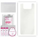 apgo MATTE Protective Skin Sticker for the back compatible with Asus ZenFone 8 Flip, Wrap Film, Hydrogel Film, Flexible, Soft TPU with positioning lay