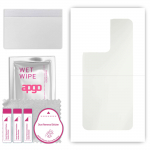 apgo MATTE Protective Skin Sticker for the back compatible with Oppo Reno8 5G, Wrap Film, Hydrogel Film, Flexible, Soft TPU with positioning layer eas