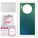 apgo Protective Skin Sticker for the back compatible with Huawei Mate 30E Pro 5G, Wrap Film, Foil, Vinyl - Pattern Carbon Chameleon CAKA1