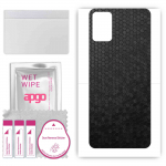 apgo Protective Skin Sticker for the back compatible with Umidigi A13 Pro 5G, Wrap Film, Foil, Vinyl - Pattern Black Honeycomb