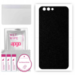apgo Protective Skin Sticker for the back compatible with Asus Zenfone 4 ZE554KL, Wrap Film, Foil, Vinyl - Pattern Matte Black