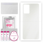 apgo Protective Skin Sticker for the back compatible with ZTE nubia Red Magic 6R, Wrap Film, Foil, Vinyl - Pattern Matte Transparent