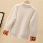 Laste kampsun Talvine poisile T&uuml;drukutele Paks Kaelusega S&auml;rgid Tugev k&otilde;rge kraega Pullover Sviiter 160