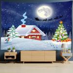 Sunrise Forest Gobel&auml;&auml;n Seinaripp Boheemlas stiilis tu&scaron;imaal Esteetika Toa ps&uuml;hhedeelne kodukaunistus 95x70cm