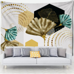 Lihtsa marmorjoonega h&otilde;lmikpuu lehtedest seinavaibast seinaripp Boheemlaslik ps&uuml;hhedeelne magamistuba elutoa kodukaunistus 95x70cm