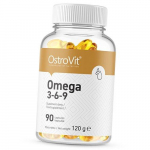Omega 3-6-9, Omega 3-6-9, Ostrovit (67250004) 90caps