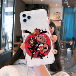 Helluva Boss armas multikas telefoni&uuml;mbris, l&auml;bipaistev iPhone 13 7 8 11 12 s mini pro X XS XR MAX Plus &uuml;mbrisp&otilde;hja korpusele iPhone11pro